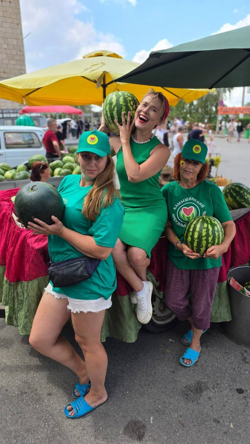 Как в Камышине на Арбузном фестивале проходили съемки фильма телеканала «Моя Планета»