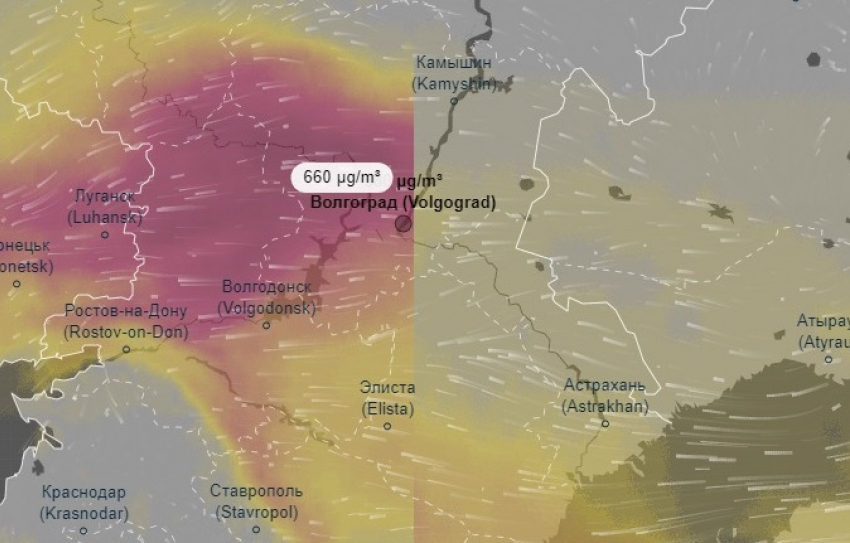 Удар сильнейшей пылевой бури подбирается к Волгоградской области