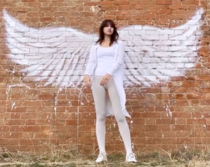 Юную художницу из Дубовки предлагают арестовать за ангельские крылья, нарисованные на историческом здании