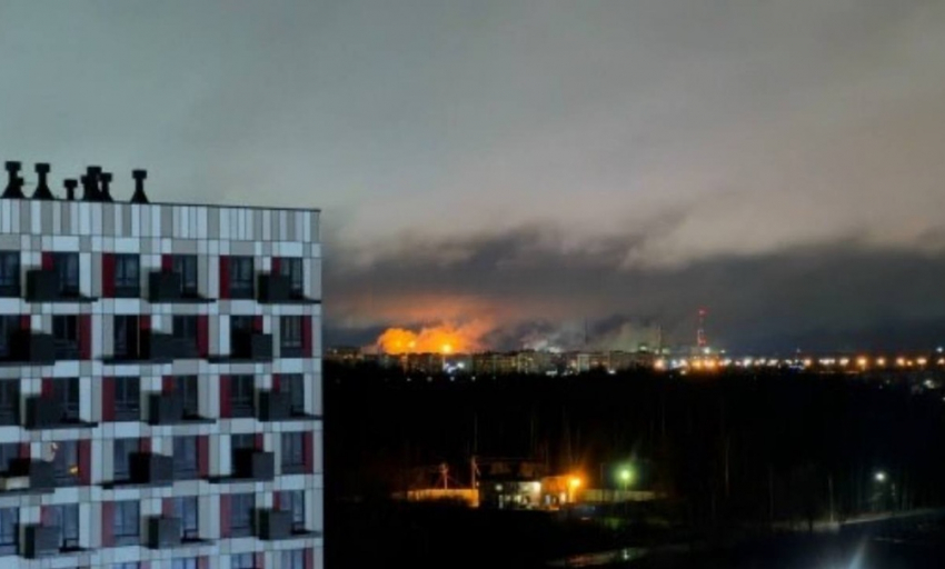 Химзавод «Акрон» в Великом Новгороде загорелся после украинской атаки, - «Блокнот - Россия"