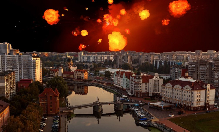 Удар с территории НАТО или учения: в Калининградской области взрывы в небе и автоматная стрельба, - «Блокнот - Россия"