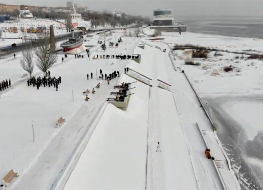 «Выстрел памяти» сняли с высоты птичьего полета, - «Блокнот Волгограда"