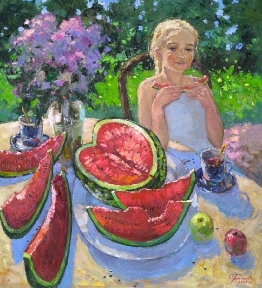 Конкурс художников «Камышинский арбуз» заинтересовал живописцев России настолько, что все первые премии забрали «гости"