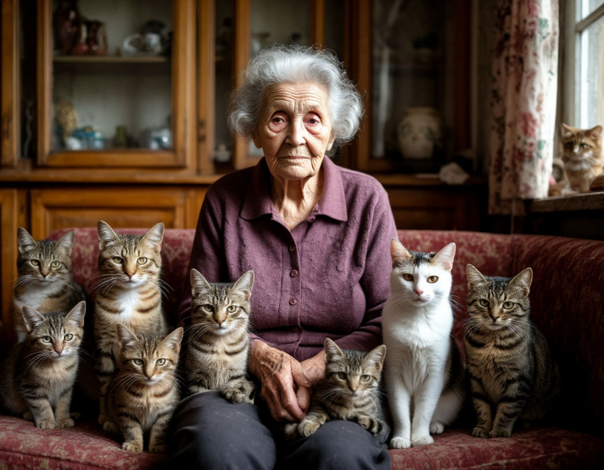 В Котово любовь бабушки к большой компании кошек довела «кошатницу» до суда