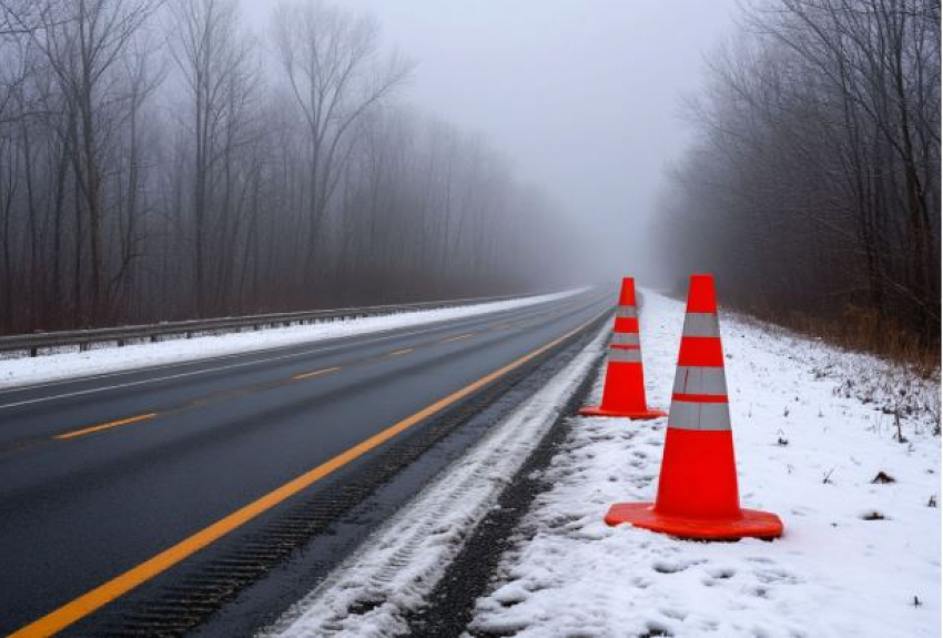 Волгоградскую трассу в Камышинском районе закрыли из-за тумана