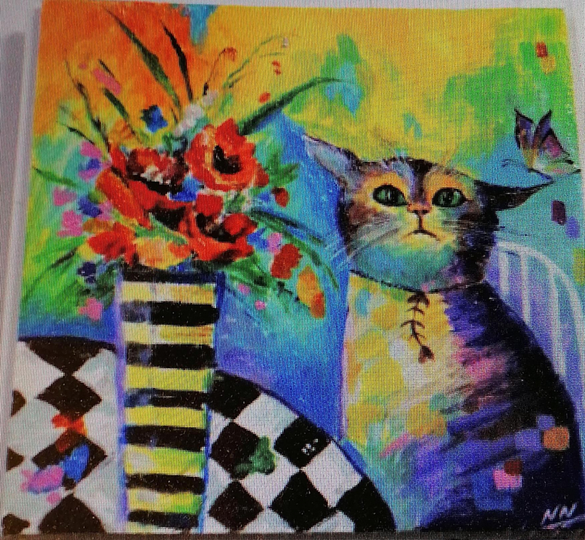 Камышинские художники нарисовали много симпатичных котов и зовут посмотреть на них