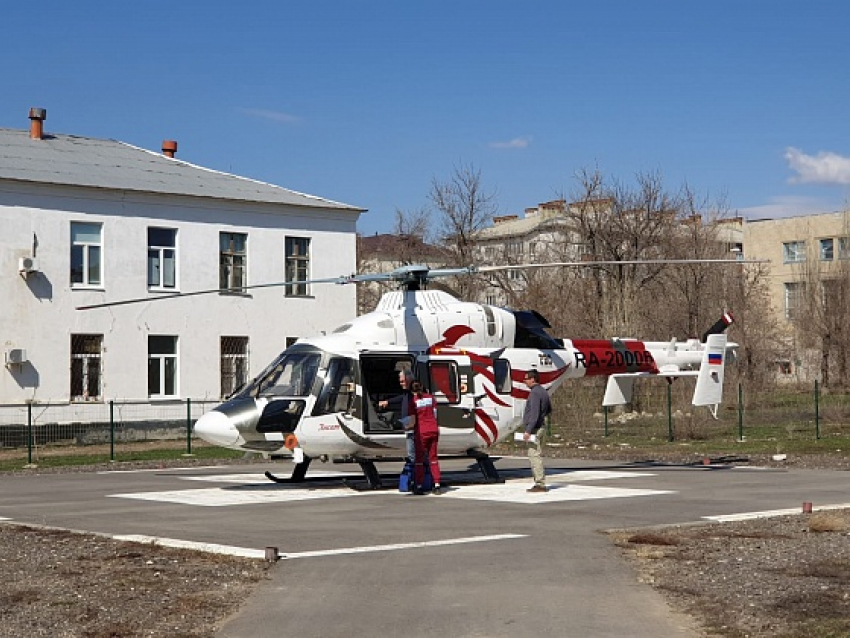 Каждый четвертый пациент, доставленный санитарным вертолетом в волгоградские клиники, - камышанин