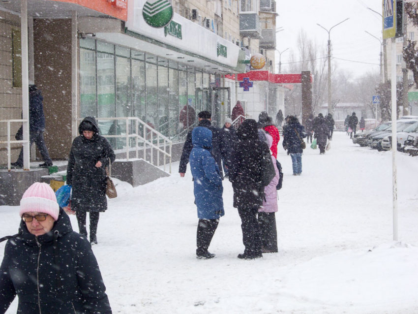 На Волгоградскую область надвигаются жгучие морозы и буря
