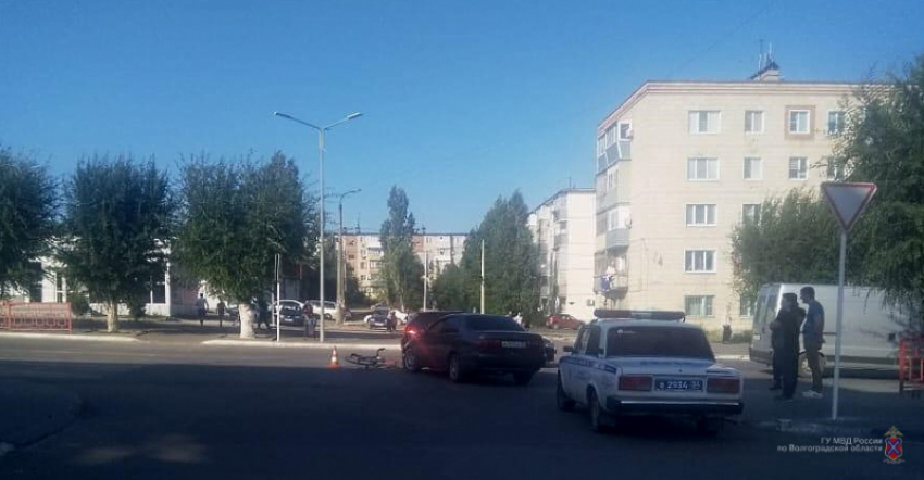 Водитель «Тойоты» не уступил дороги велосипедисту и сбил его на улице Ленина в Камышине