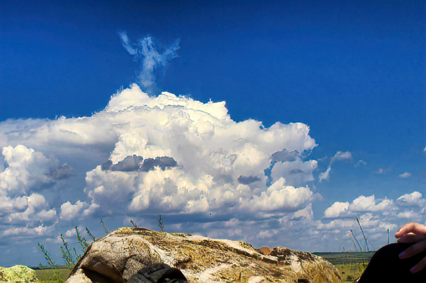 "Облако-Христос» над камышинскими горами Уши потрясло Сеть