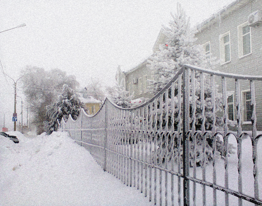 Вырывающий деревья с корнем снежный ураган движется к Волгоградской области 
