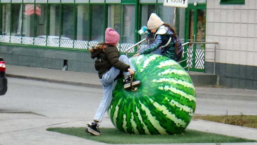 Предлагаю установить специальную видеокамеру напротив Арбуза-памятника, - камышанка